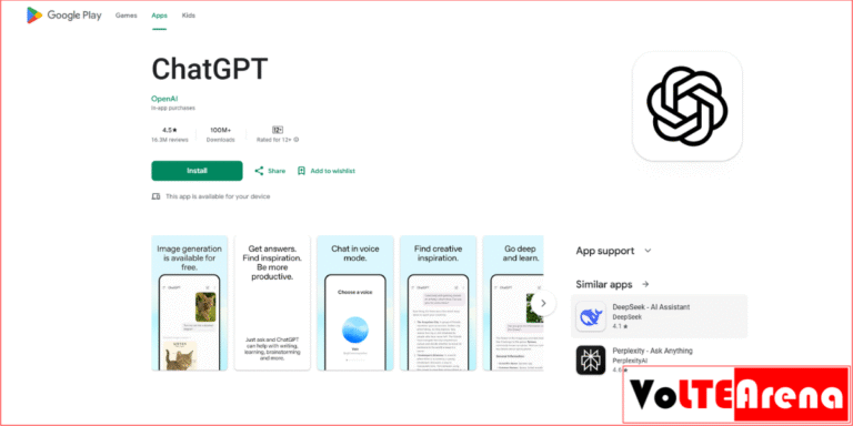 ChatGPT Among Top 10 Google Play Store Apps: 100M+ Downloads and 16M+ Reviews